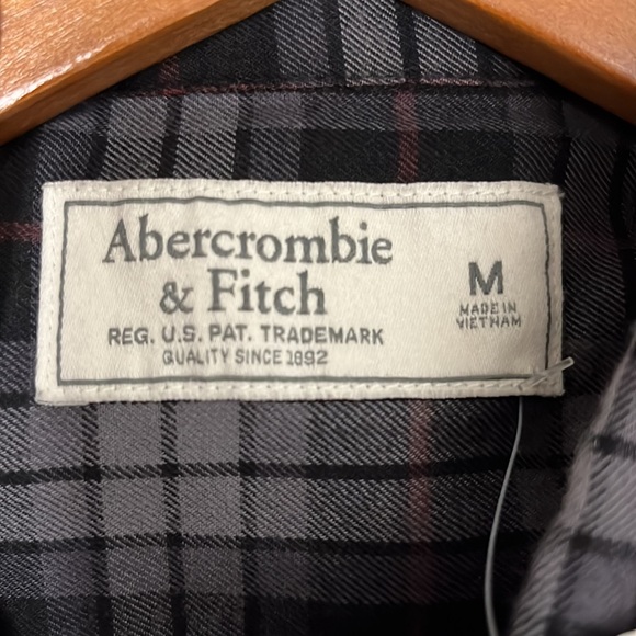 Abercrombie NEW flannel size medium - Picture 5 of 9